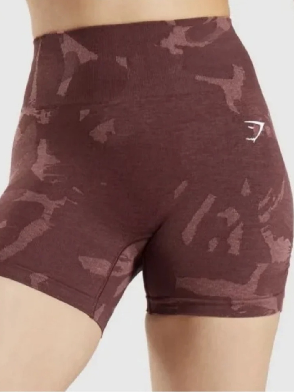 Gymshark High-Waist Camo Seamless Bike Shorts